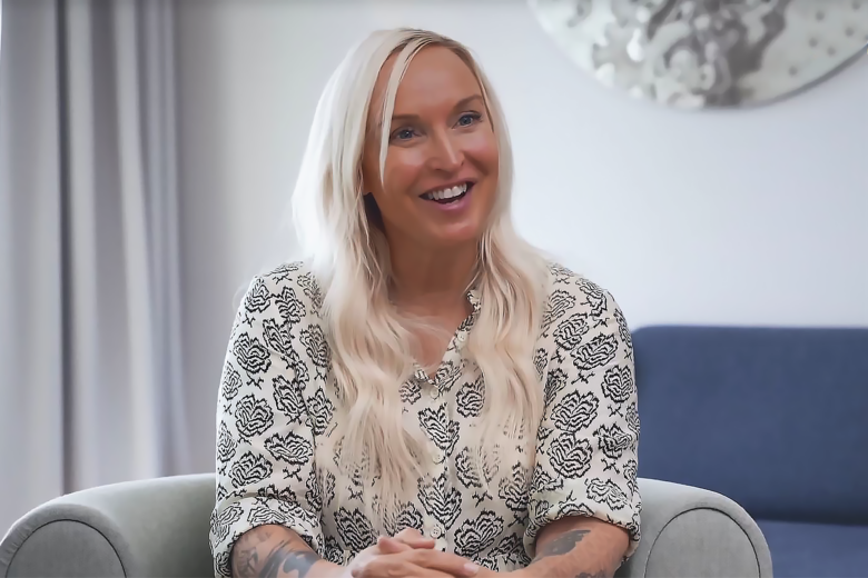 Kuvassa Jutta Larm